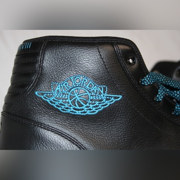 Jordan "Phly Legend" Black/Blue Leather Shoes Size: 9.5 (men) - Picture 5 of 10